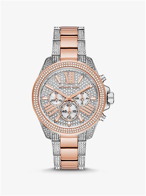 michael kors wren pavé neon watch|Wren Pavé Two.